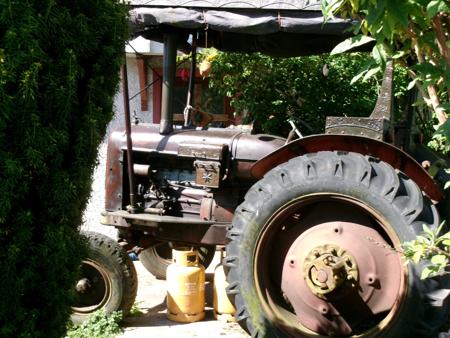 old tractor