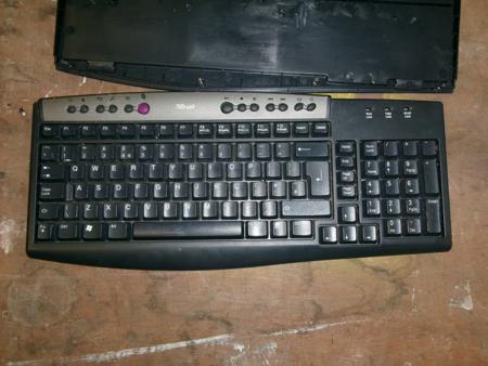 a computer keyboard