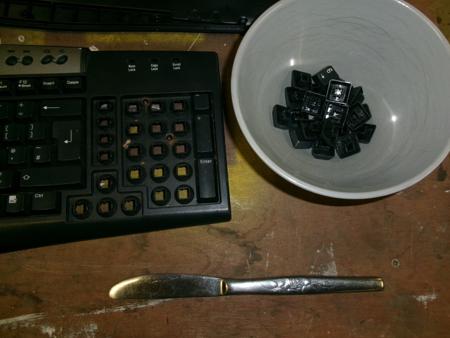 removing keys from keyboard