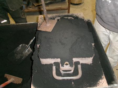 compacting sand