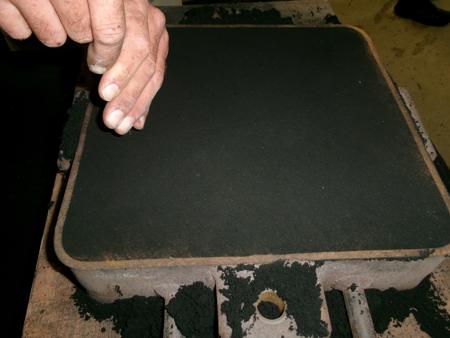 poking holes in sand