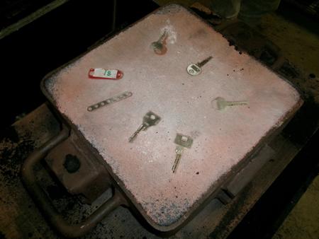 second mold flipped over