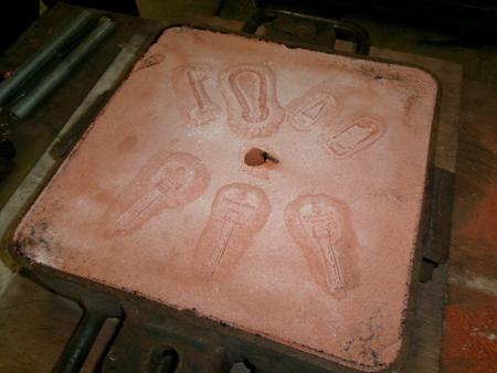 first mold flipped over