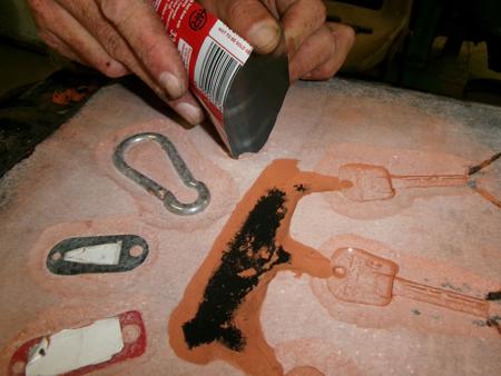carving channels for reservoir