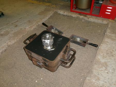 aluminium cooling in mold