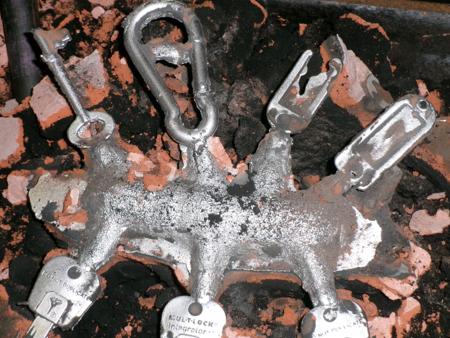 close-up of first cast